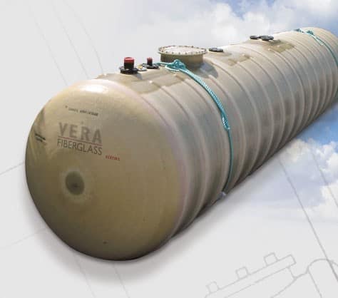 Glassfibertank Enkeltveggete